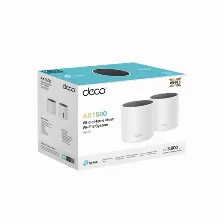 Sistema Mesh Tp-link Deco X15, Ax1500, Wi-fi 6, Doble Banda, 1500mbps, 3900ft² Cobertura, 2x Gigabit Lan/wan.